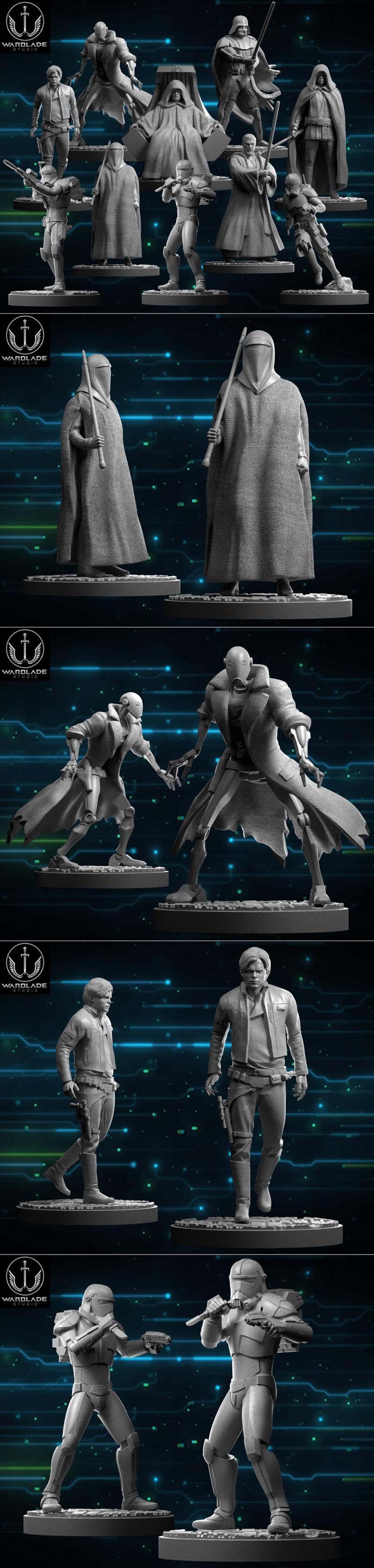 Warblade工作室2024年10月发布：动漫游戏角色3D打印模型STL|Warblade Studio October 2024 – 3D Print Model STL