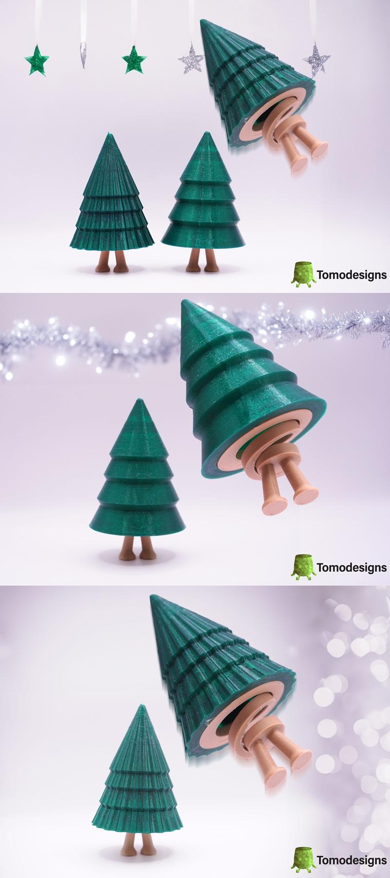 跃动之树 - 3D打印模型|Jumpy Tree – 3D Print Model STL