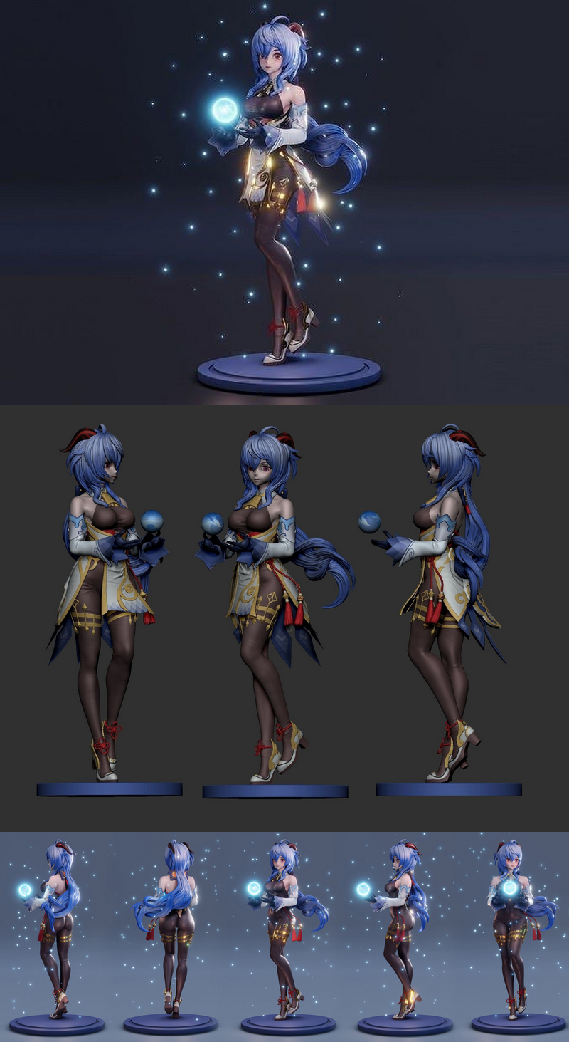 甘雨 3D打印模型|Ganyu – 3D Print Model