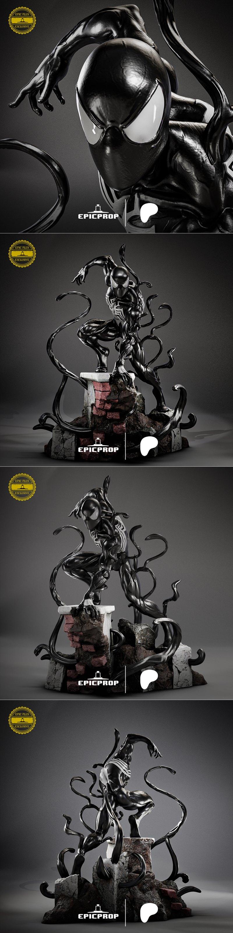 蜘蛛侠共生体战衣 3D打印模型|Epic Prop – Spiderman Symbionte suit – 3D Print Model STL