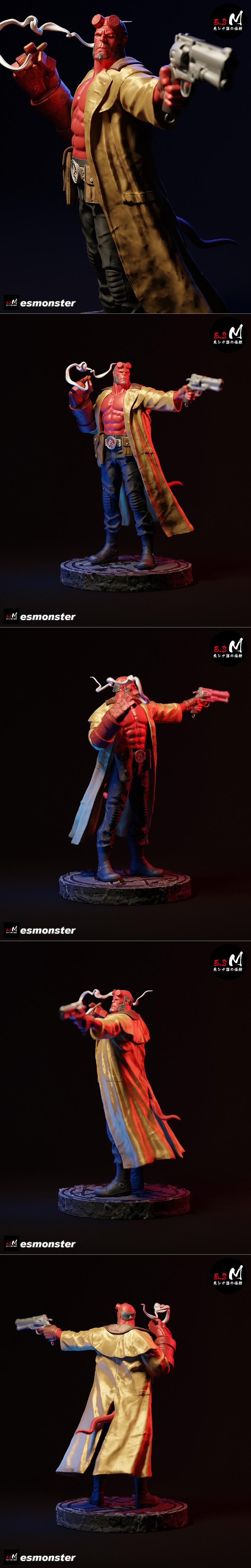 E.S怪物 - 迪亚波罗 - 3D打印模型|E.S Monster – Hellboy – 3D Print Model STL