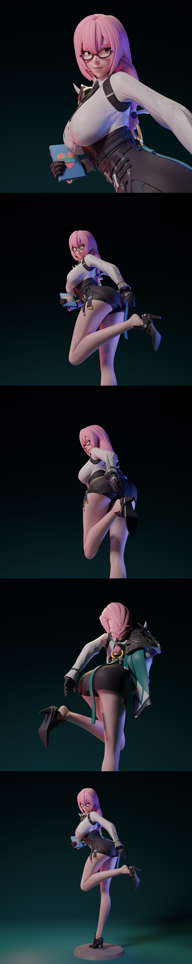 寒蝉鸣泣之时 3D打印模型|Tsukishiro Yanagi – 3D Print Model