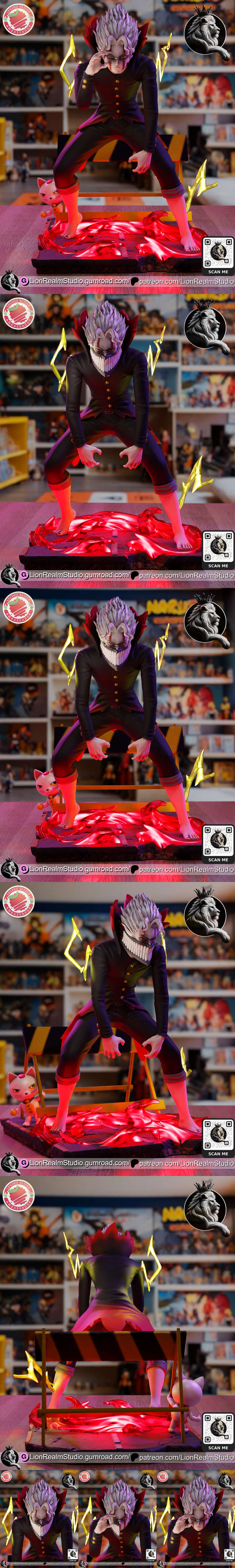 狮境——Dandadan——奥卡伦 3D打印模型|LionRealm – Dandadan – Okarun – 3D Print Model