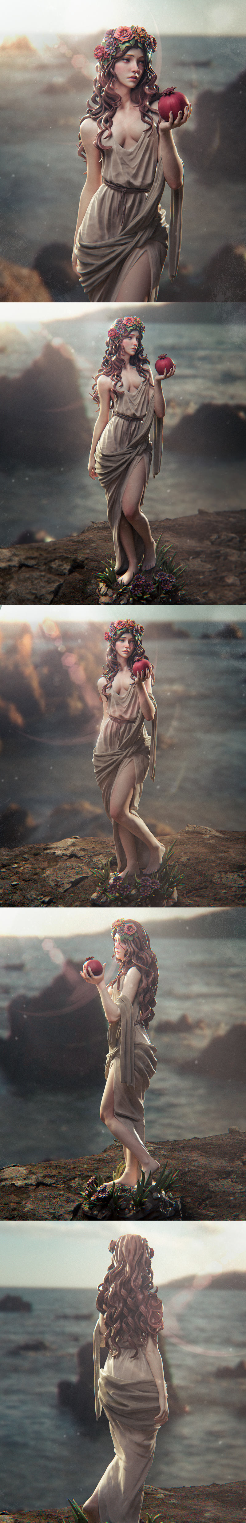 佩尔塞福涅 3D打印模型|Persephone – 3D Perint Model