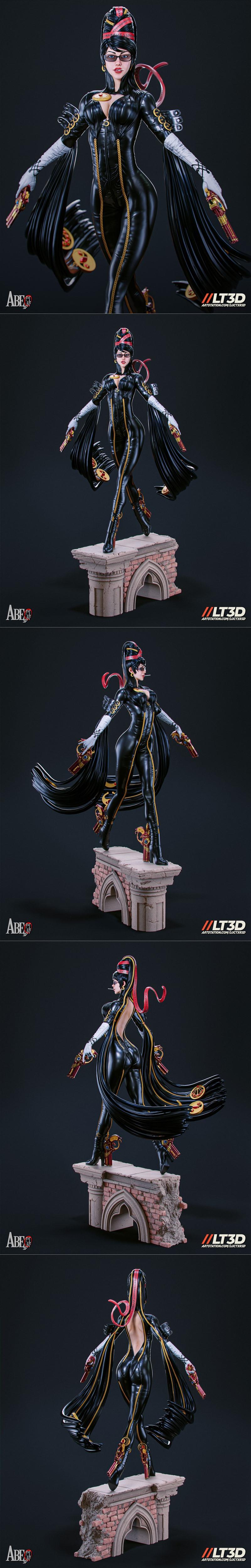 Abe3D – Bayonetta – 3D Print Model STL