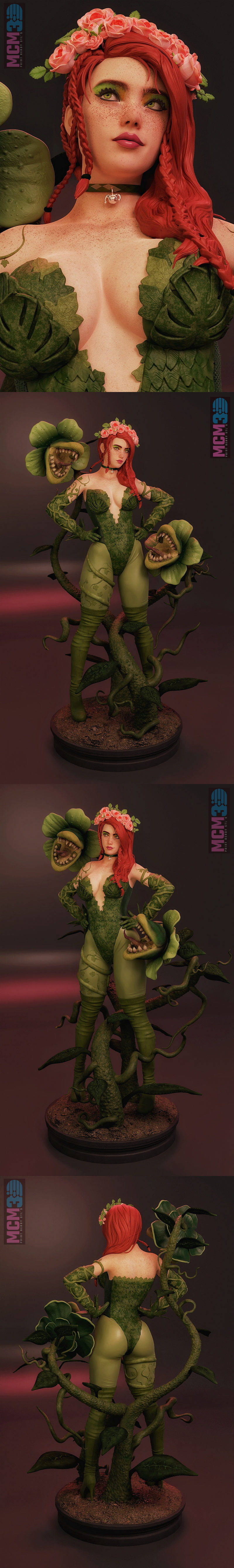 MCM3D – Poison Ivy – 3D Print Model