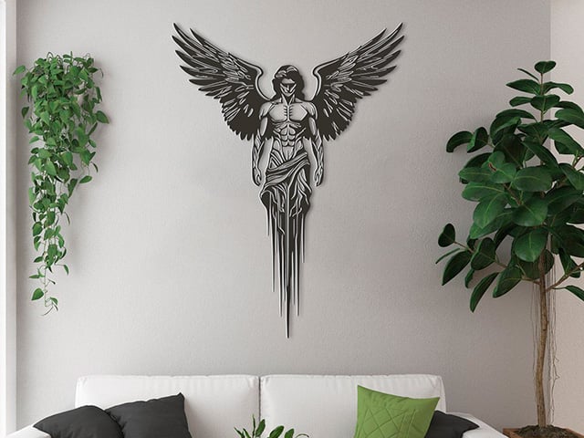 堕天使 3D打印模型|Fallen Angel – 3D Print Model