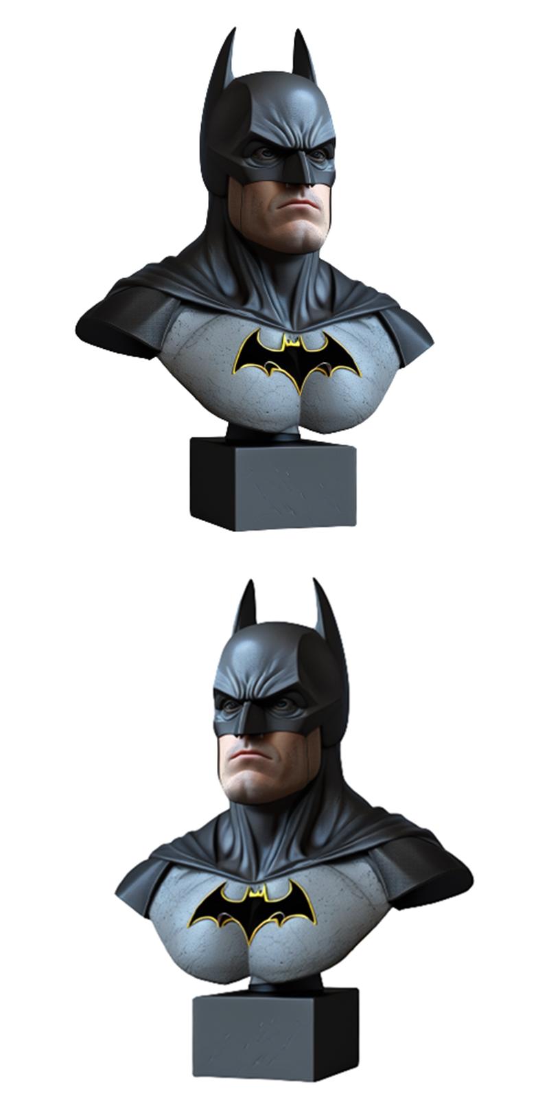 蝙蝠侠3D打印模型|Batman bust – 3D Print Model STL