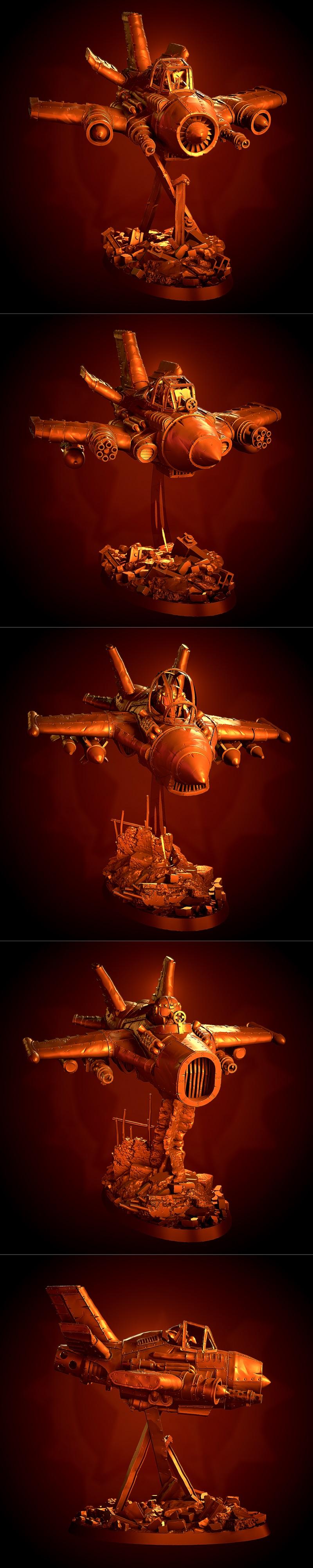MrModulork 3D打印模型：Gob Jet A与Gob Jet B|MrModulork – Gob Jet A and Gob Jet B – 3D Print Model STL