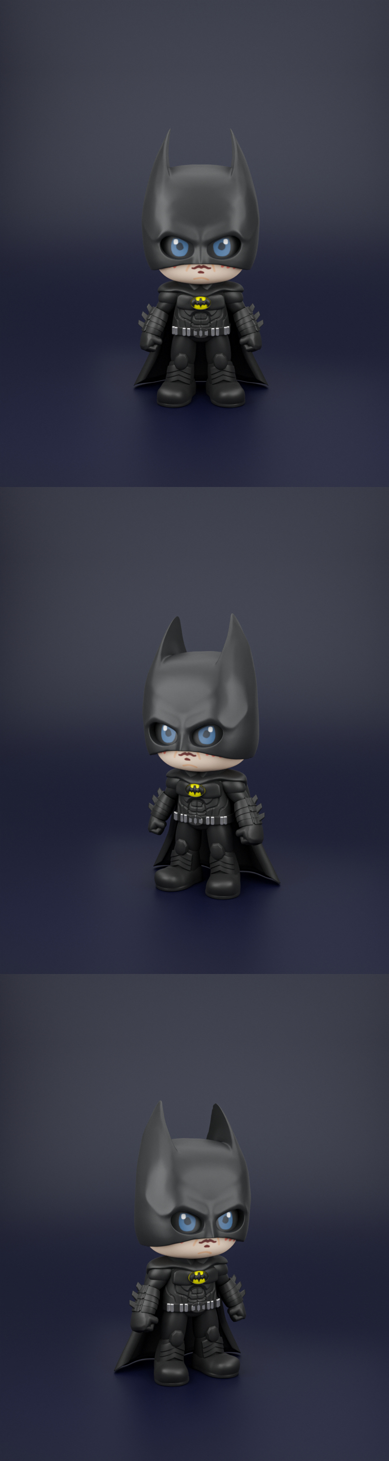 Chibit 020 - 3D打印蝙蝠侠模型|Chibit 020 – Batman – 3D Print Model
