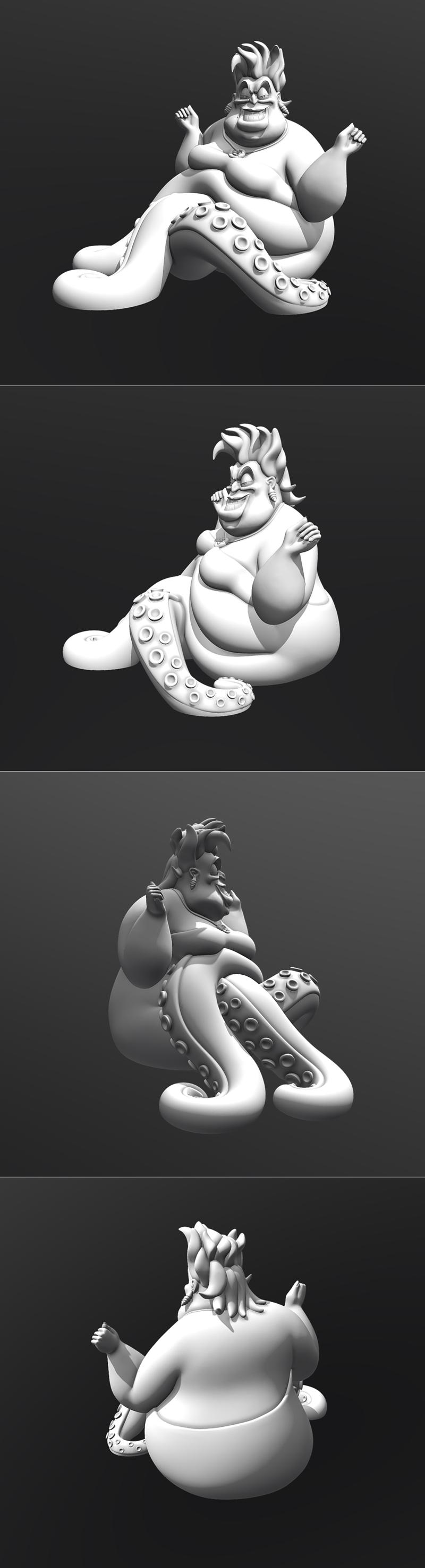 乌苏拉 3D打印模型|Ursula – 3D Print Model STL
