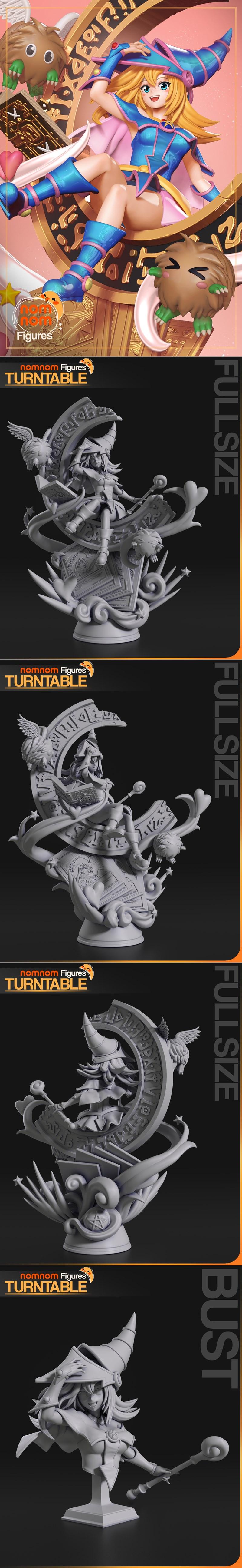 Nomnom Figures – Dark Magician Girl – Yu-Gi-Oh! – 3D Print Model STL