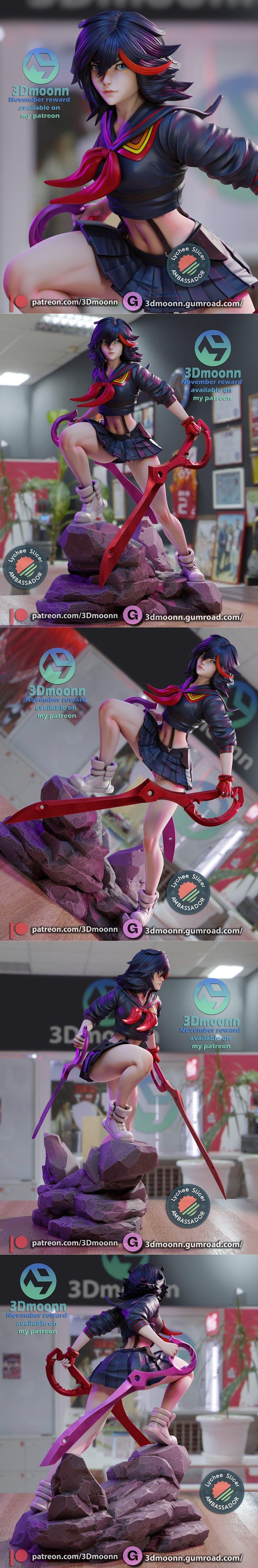 3Dmoonn – Ryuko Matoi – 3D Print Model STL