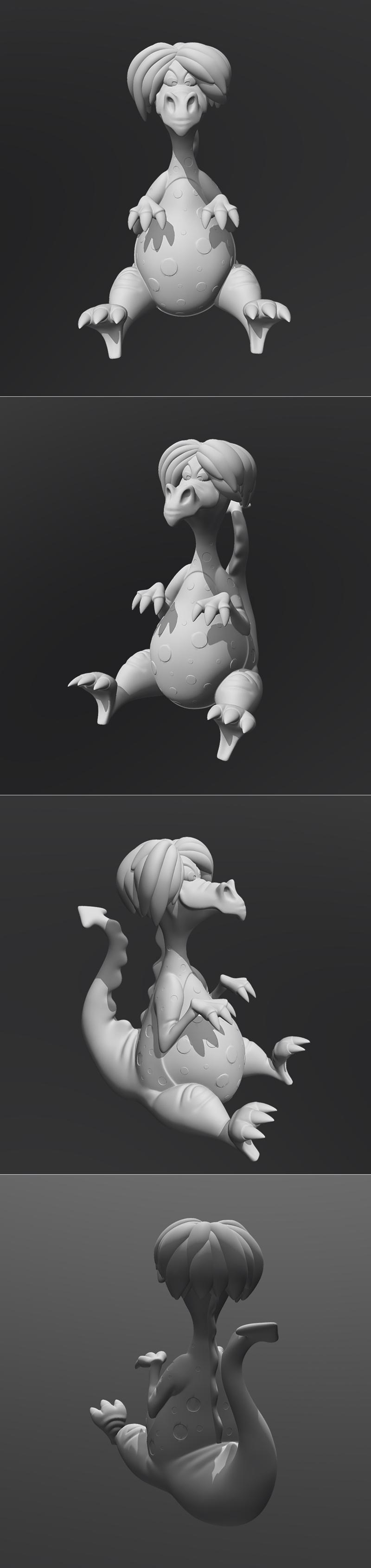 龙形3D打印模型|Mim dragon – 3D Print Model STL