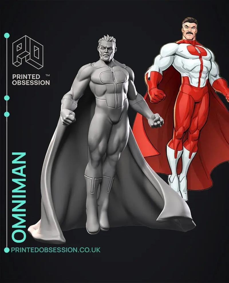 奥米曼 3D打印模型 STL|Omni man – 3D Print Model STL
