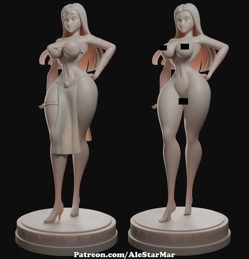 AleStarMar - 3D打印模型 - 皇后泰拉希娜|AleStarMar – Queen Tyrahnee – 3D Print Model STL