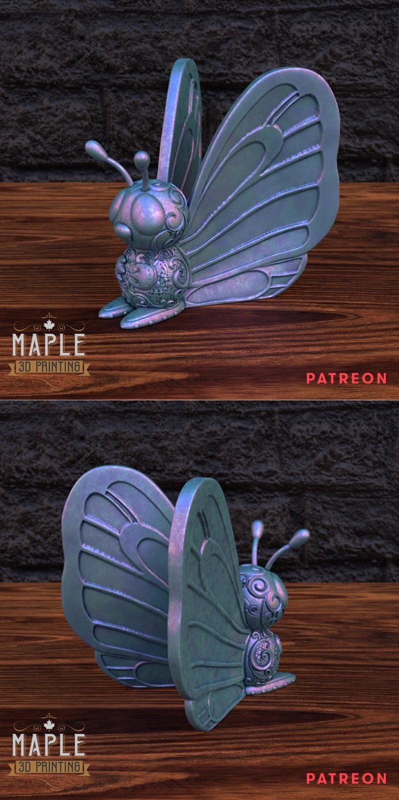 宝可梦-妙蛙种子-3D打印模型|Butterfree – 3D Print Model STL