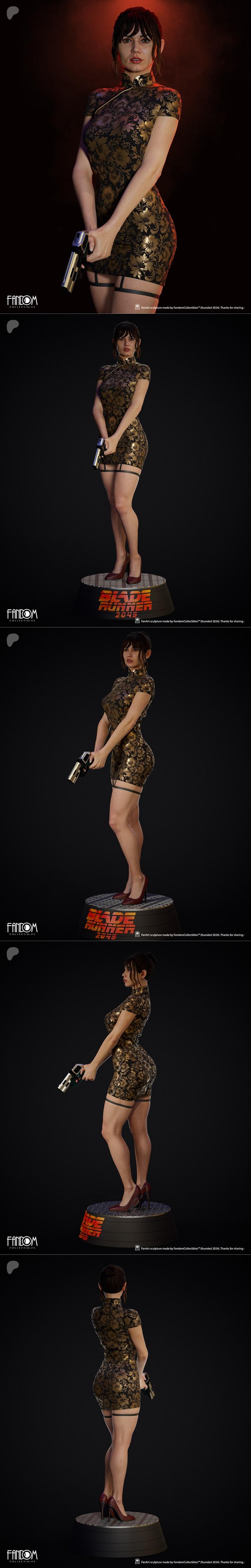 3D打印模型：安娜·德阿玛斯角色收藏品|Fandom Collectibles – Ana de Armas – 3D Print Model STL