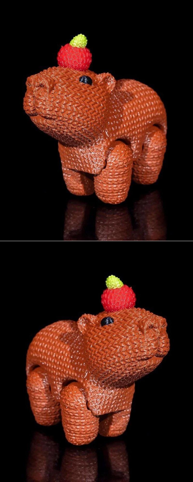 crochet 3D打印模型|Capy Crochet – 3D Print Model STL