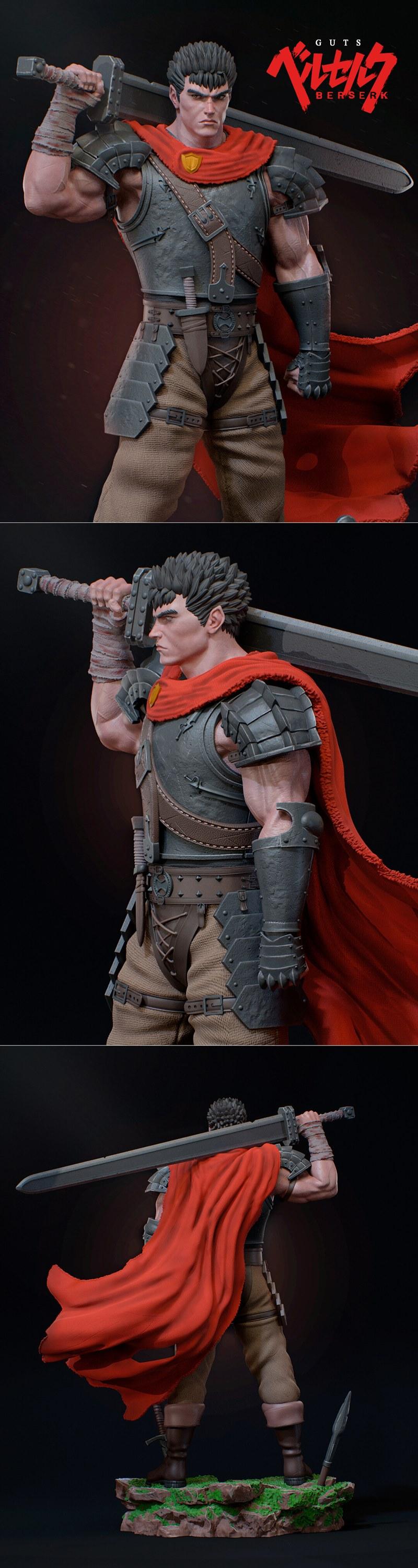 狂怒之躯—— Berserk —— 3D打印模型|Guts – Berserk – 3D Print Model STL