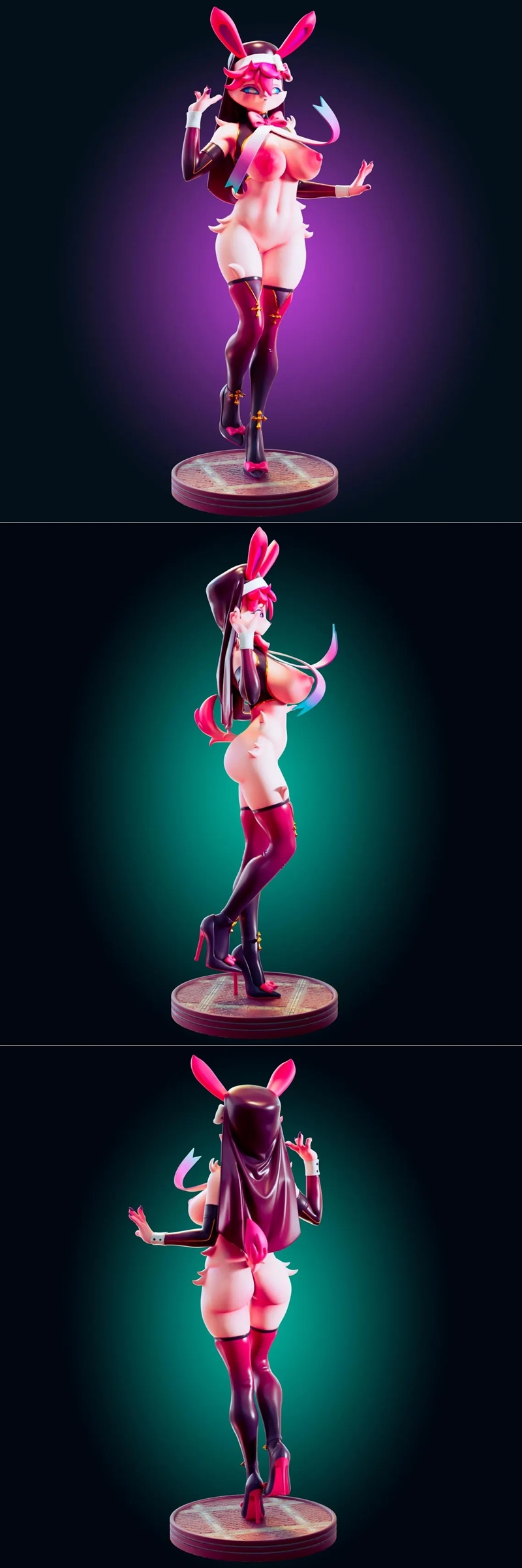 Sylveon 3D打印模型|Officer Rhu – Sylveon – 3D Print Model STL