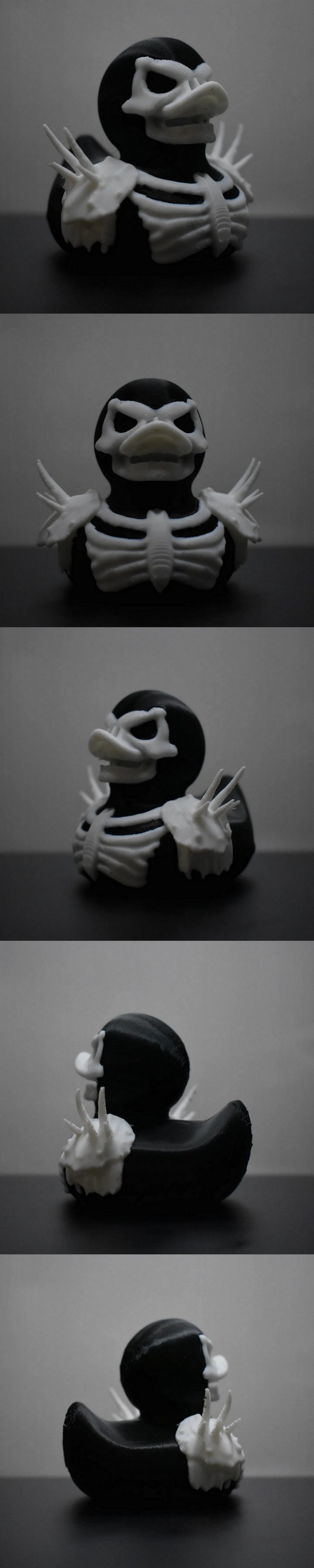 骨架战士鸭 3D打印模型|Skeleton Warrior Duck – 3D Print Model