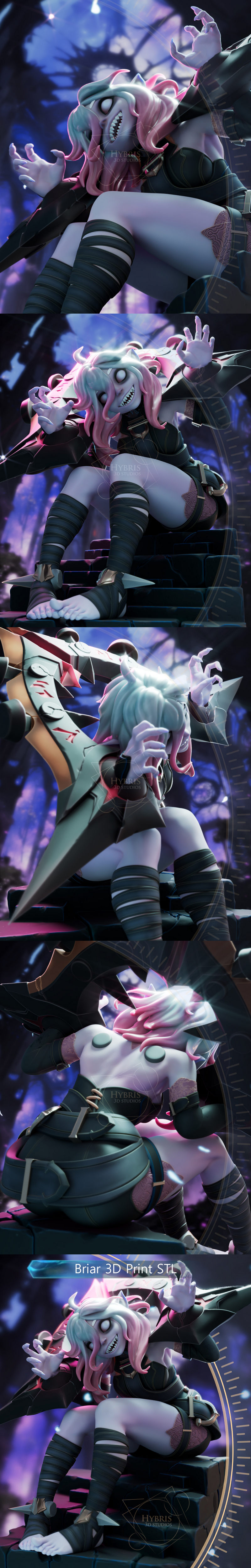 Briar - 英雄联盟 3D打印模型|Briar – League of Legends – 3D Print Model