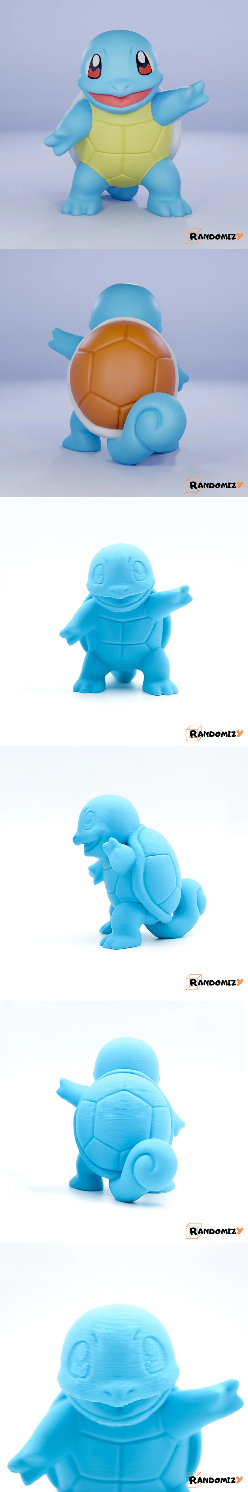 妙蛙种子 3D打印模型|Squirtle – 3D Print Model