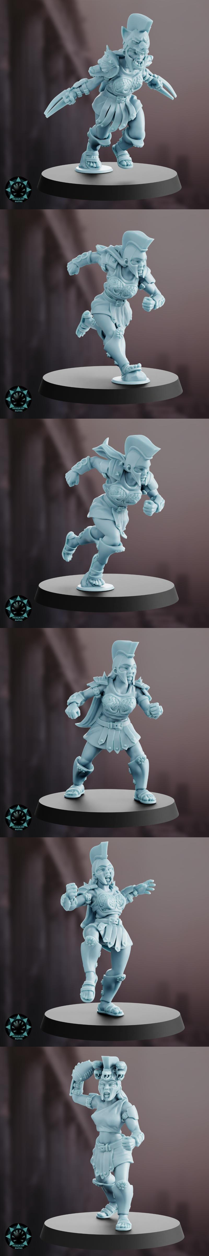 路径之域 – 武者 – 3D打印模型|Realm of Paths – The Warriors – 3D Print Model STL