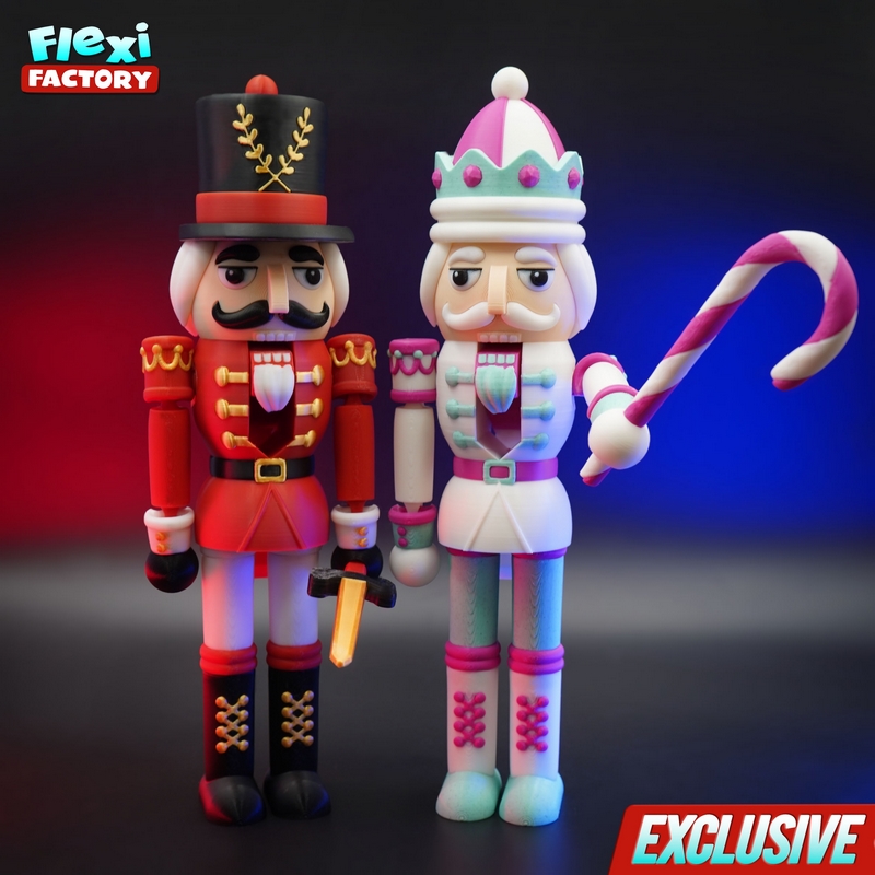 糖果奇兵玩具士兵 3D打印模型|Nutcracker Toy Soldier – 3D Print Model