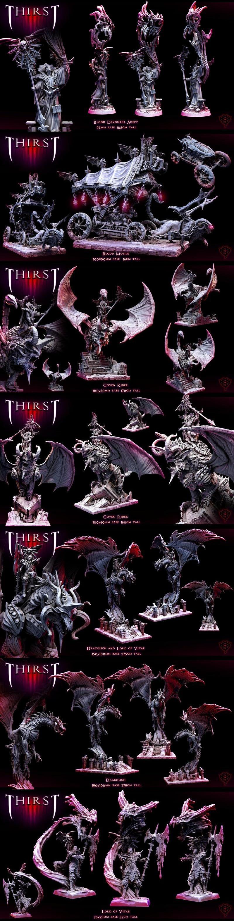 迷你怪物乱斗 - 干渴 - 3D打印模型|Mini Monster Mayhem – Thirst – 3D Print Model STL