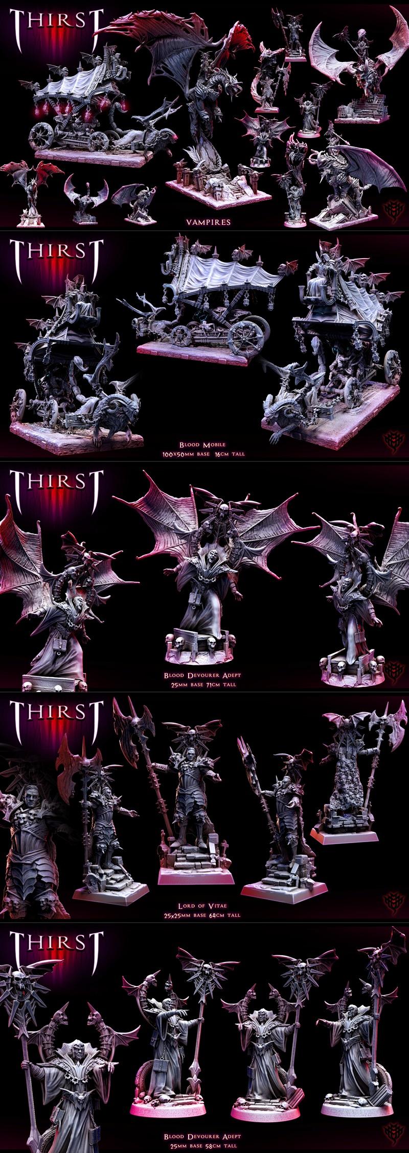 迷你怪物乱斗 - 干渴 - 3D打印模型|Mini Monster Mayhem – Thirst – 3D Print Model STL