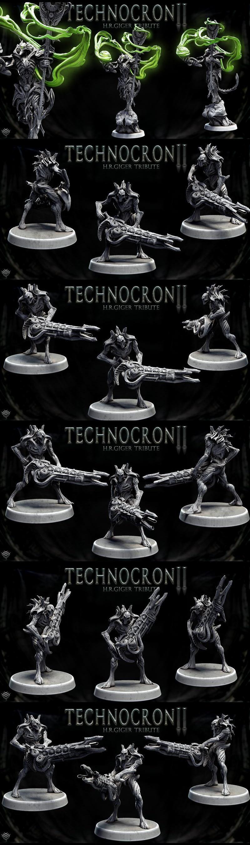 科技纪元2：迷你怪物乱斗 3D打印模型|Mini Monster Mayhem – Technocron Vol 2 – 3D Print Model STL