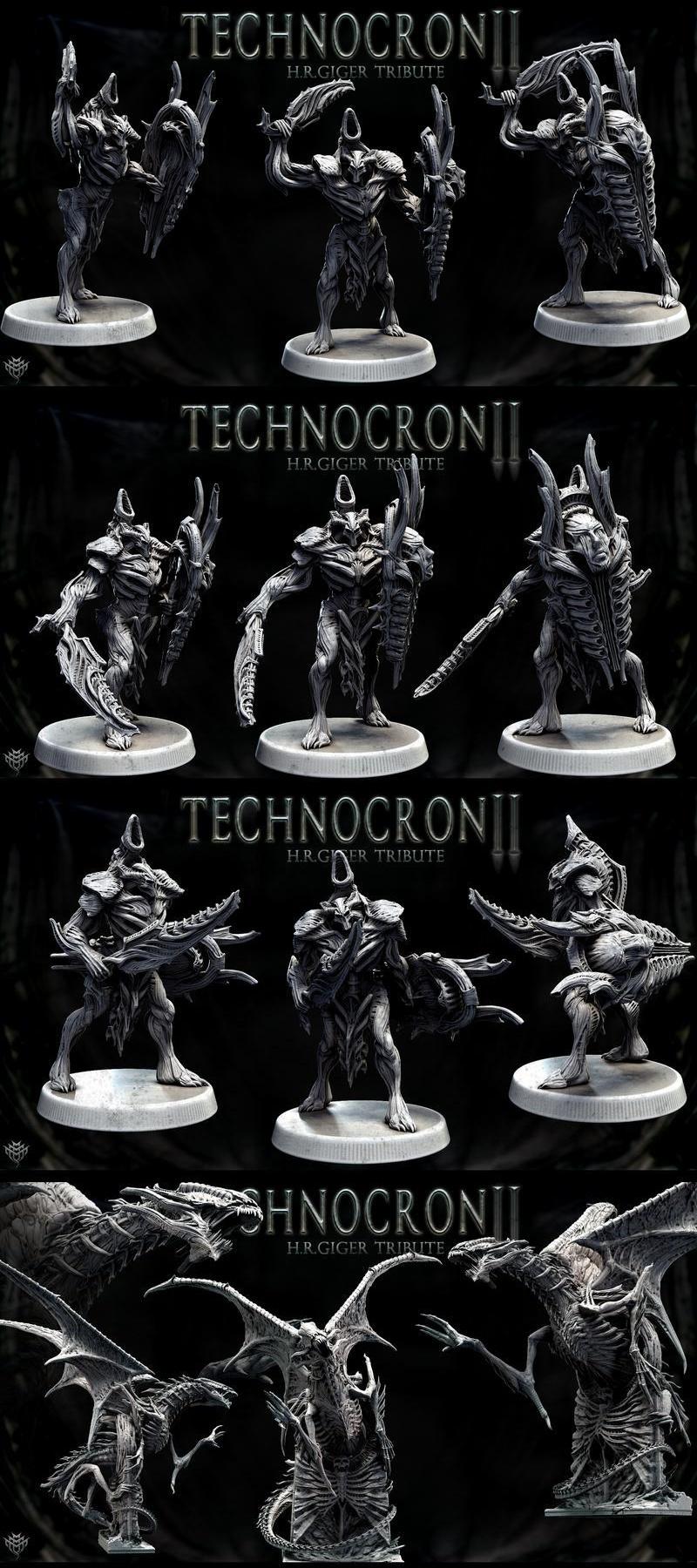 科技纪元2：迷你怪物乱斗 3D打印模型|Mini Monster Mayhem – Technocron Vol 2 – 3D Print Model STL