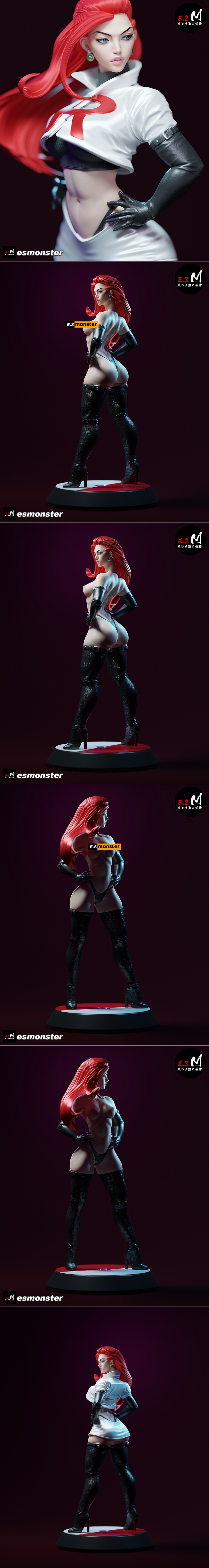 E.S.怪物 - 海瑟 - 3D打印模型|E.S Monster – Jessie – 3D Print Model STL