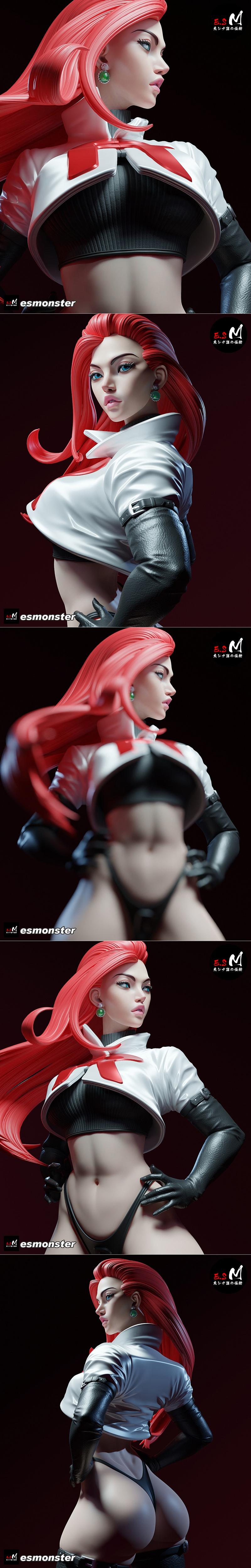 E.S.怪物 - 海瑟 - 3D打印模型|E.S Monster – Jessie – 3D Print Model STL