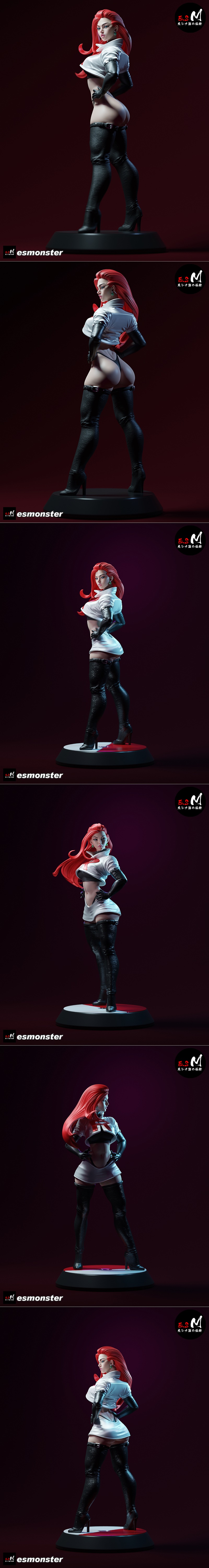E.S.怪物 - 海瑟 - 3D打印模型|E.S Monster – Jessie – 3D Print Model STL
