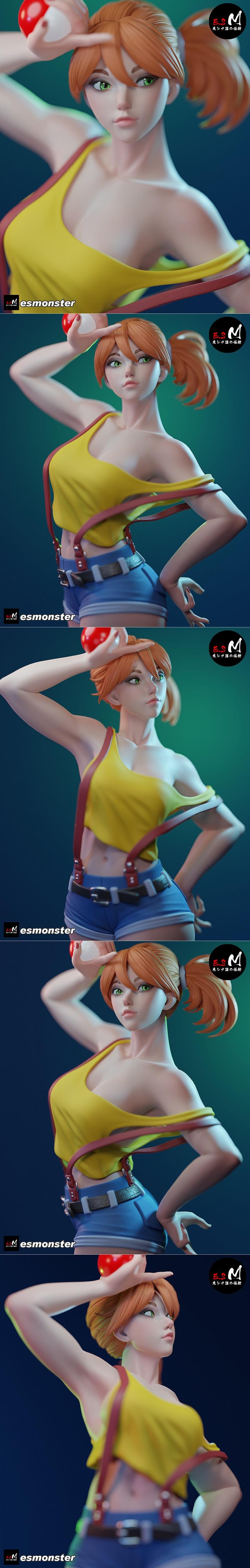 E.S怪物 - 薄雾 - 3D打印模型|E.S Monster – Misty – 3D Print Model STL