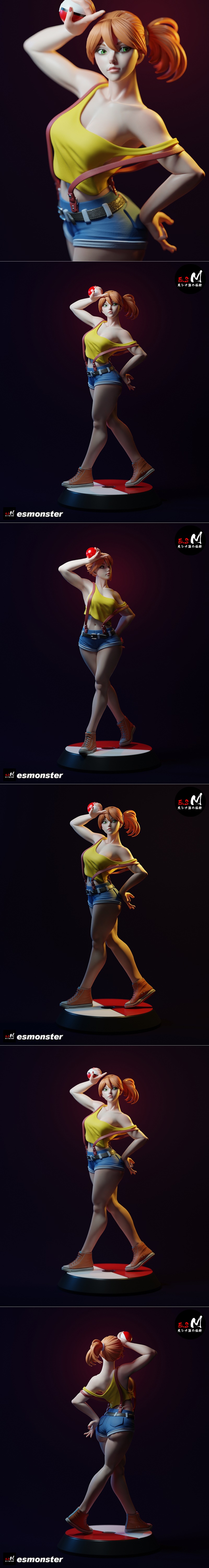 E.S怪物 - 薄雾 - 3D打印模型|E.S Monster – Misty – 3D Print Model STL