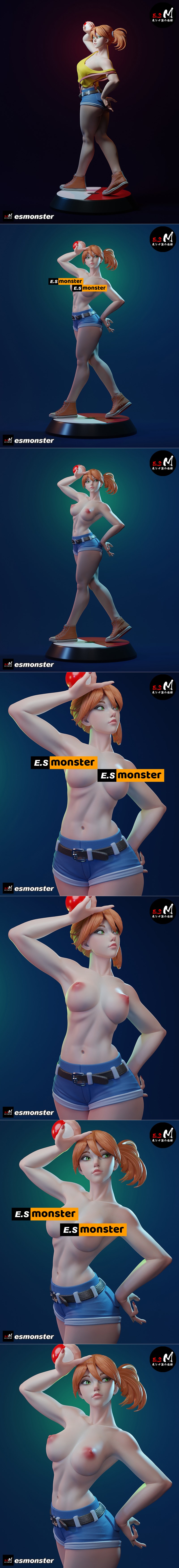 E.S怪物 - 薄雾 - 3D打印模型|E.S Monster – Misty – 3D Print Model STL