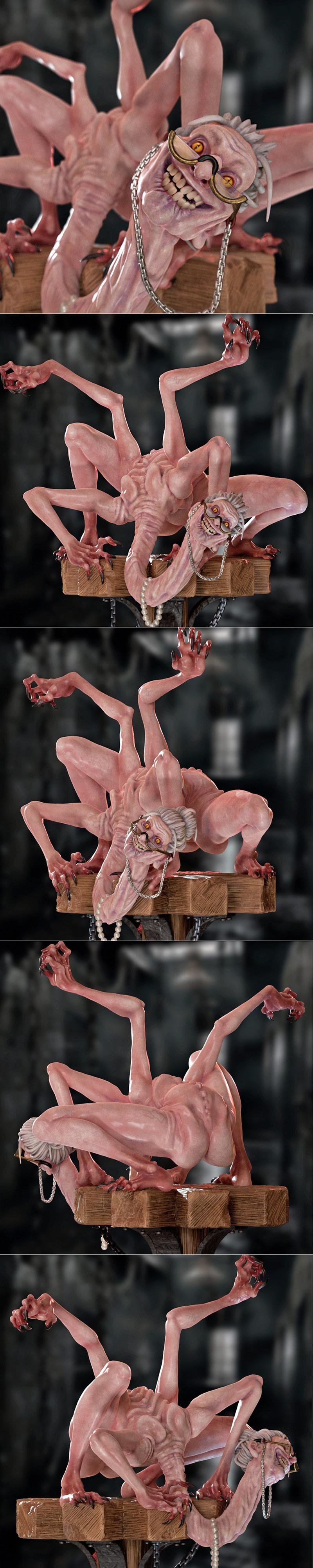 Siryll动漫角色3D打印模型|Siryll – Grandma – 3D Print Model OBJ