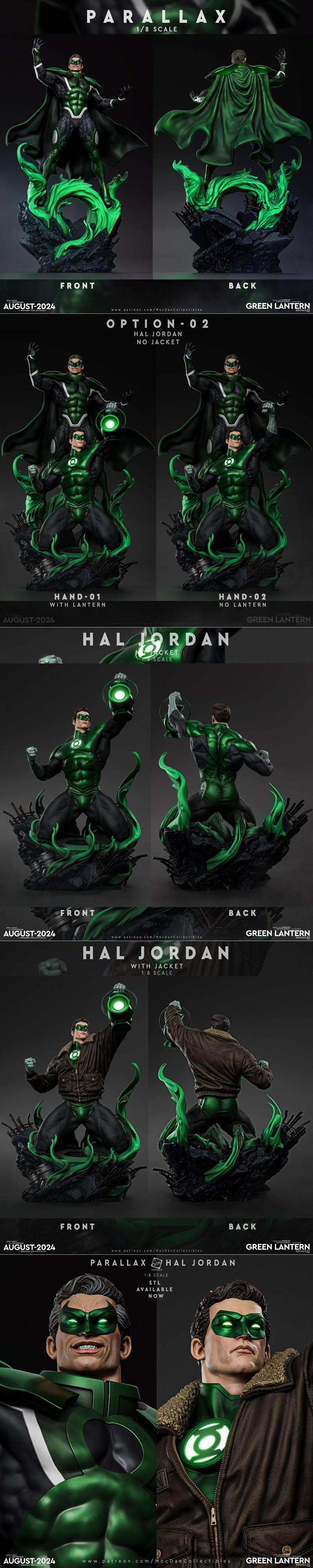 MocDan Collectibles – Green Lantern and Parallax – 3D Print Model STL