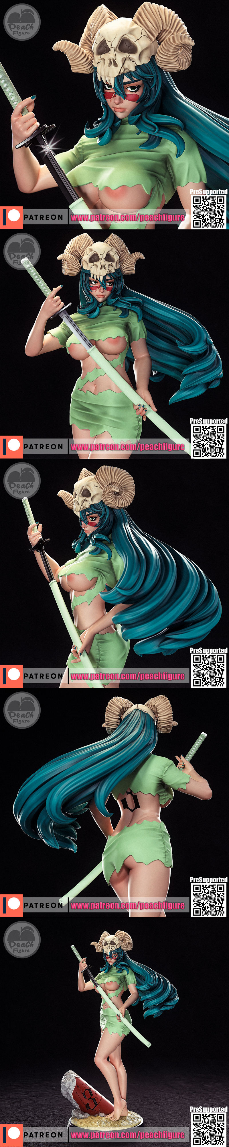 Peach Figure – Nelliel Tu Odelschwanck – 3D Print Model