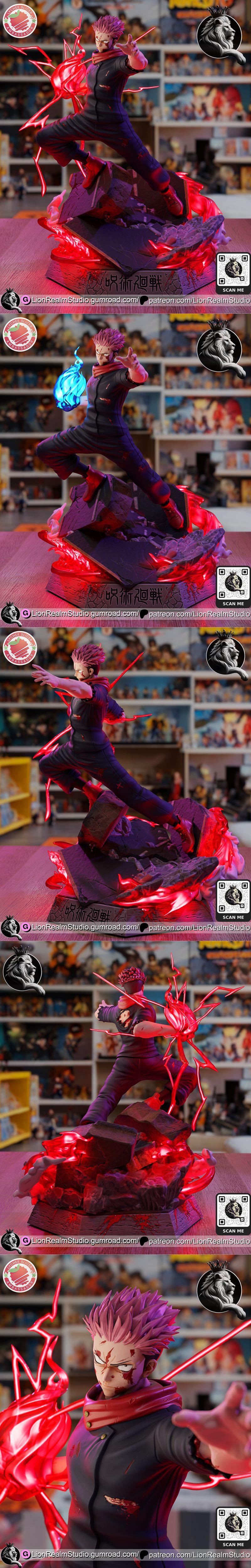 狮域工作室 - 伊藤诚 - 3D打印模型|LionRealm Studio – Yuji Itadori – 3D Print Model STL