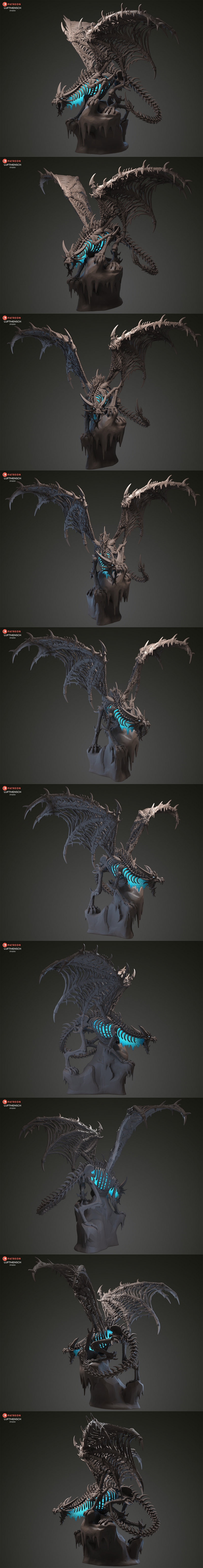 萨尔达斯——魔兽世界——3D打印模型|Sindragosa – World of Warcraft – 3D Print Model