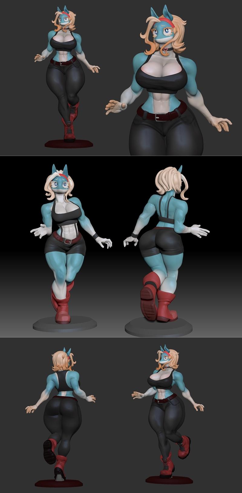 赫尔拉多 塑造 - 一品女高中生 - 3D打印模型|Heraldo Sculpts – Ippan Josei – 3D Print Model STL