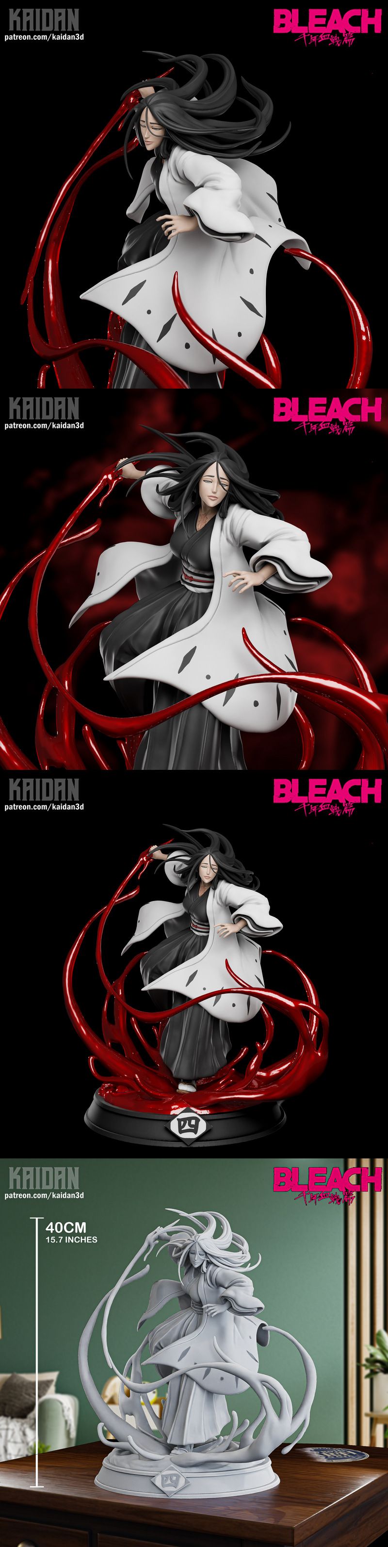 Kaidan3D – Retsu Unohana – 3D Print Model