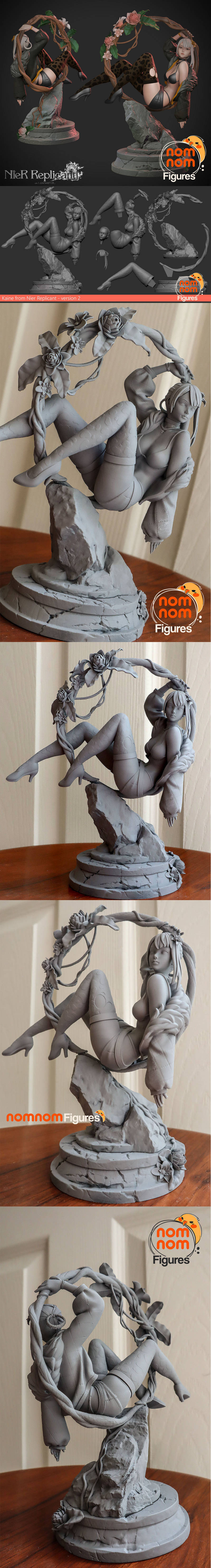 Kaine - Nier Replicant V2 3D打印模型|Kaine – Nier Replicant V2 – 3D Print Model