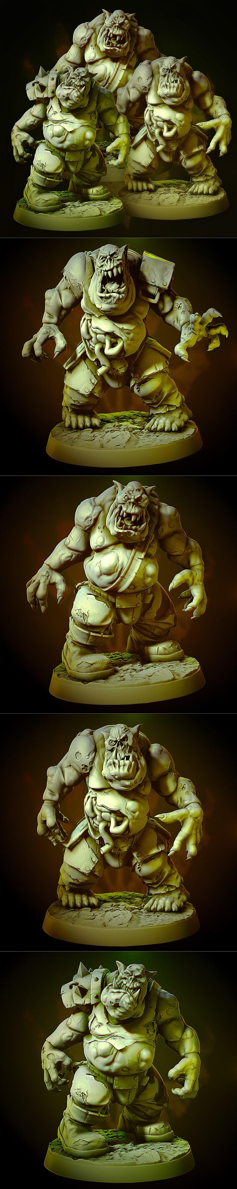 MrModulork 3D打印模型：Bloatorcz僵尸|MrModulork – Bloatorcz Zombies – 3D Print Model STL