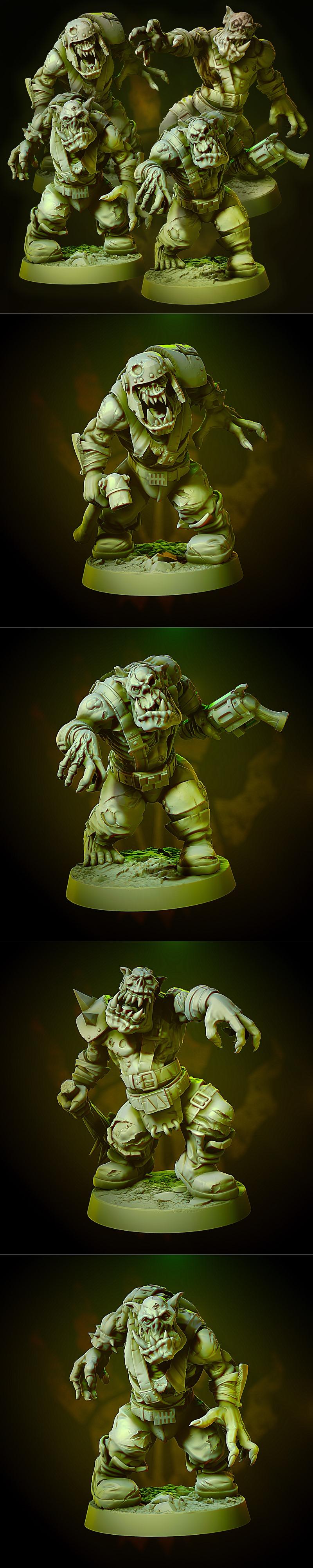 MrModulork 3D打印模型：Zomborcs角色造型|MrModulork – Zomborcs – 3D Print Model STL